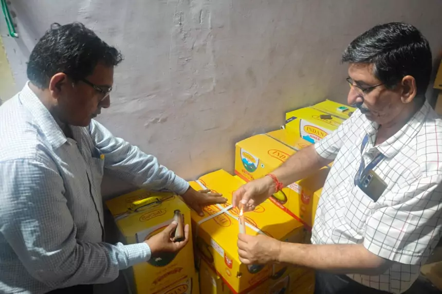 265 liters of desi ghee seized in jaipur