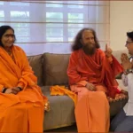 Actor Raj Jangid took blessings of saints in Jaipur