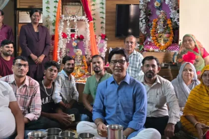 Ganeshotsav celebration at Rajasthani actor Raj Jangid Jaipur House