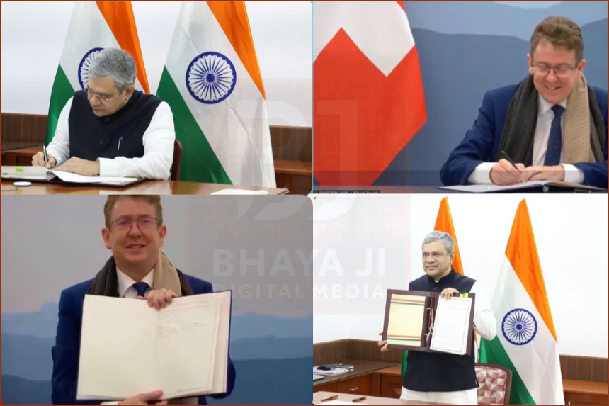 Agreement between India and Switzerland in rail sector