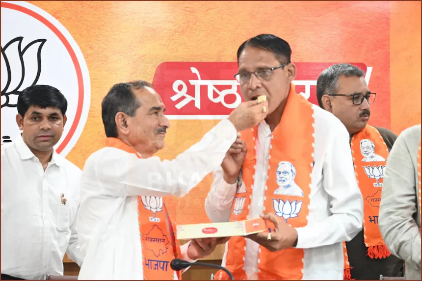 Former Dungarpur MLA Devendra Katara returns to BJP in Jaipur