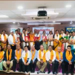 Gurus honored in the Guru Vandan student felicitation program Jaipur