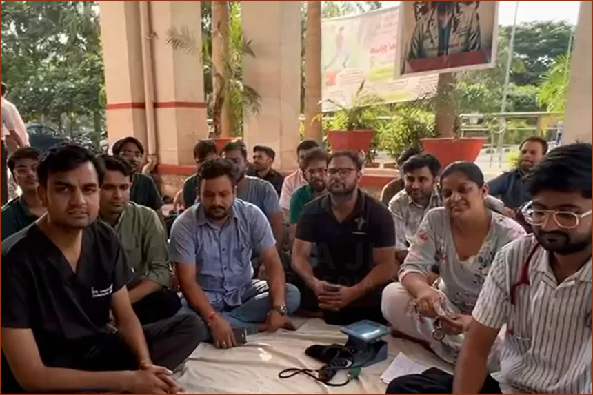 Jaipur Association of Resident Doctors In support of junior doctors of West Bengal