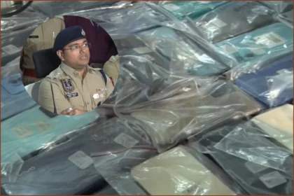 Stolen mobile phones seized by jaipur police