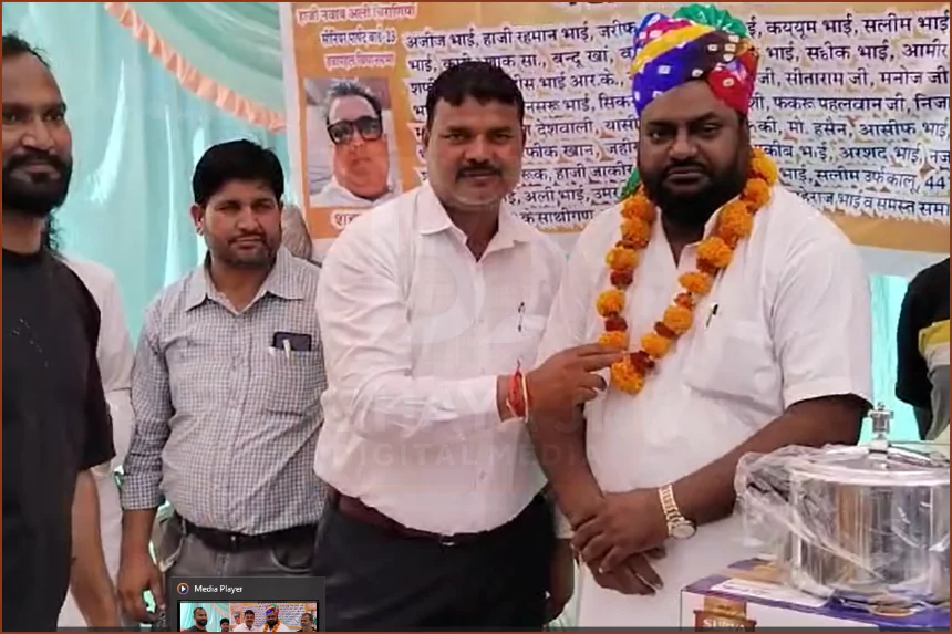 Ward 23 Parshad Haji Nawab Ali Chiraniya on Diwali