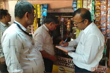 challan issued under COTPA Act for tobacco products in Jaipur