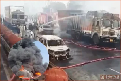 Jaipur Chemical Tanker Blast Near Delhi Public School