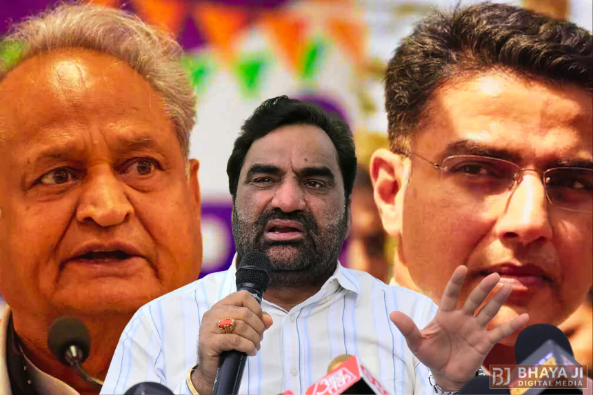Hanuman Beniwal Taunt on INDIA Alliance and Sachin Pilot or Ashok Gehlot