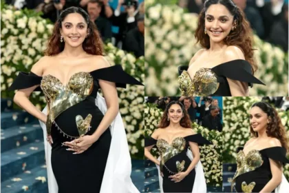 Kiara Advani flaunts her baby bump at the Met Gala