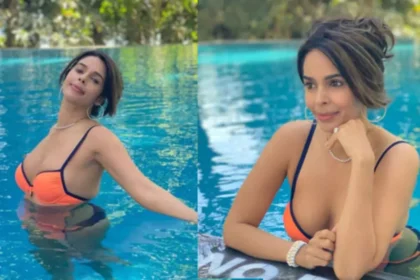 Mallika Sherawat Pool Side Hot Pose Viral