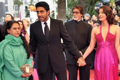 Jaya Bachchan and Aishwarya Rai seen together at the Cannes Film Festival