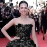 Nitanshi Goel red carpet at her Cannes debut