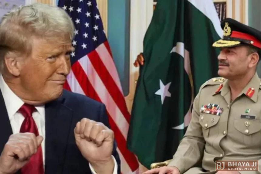 Asim Munir with Donald Trump