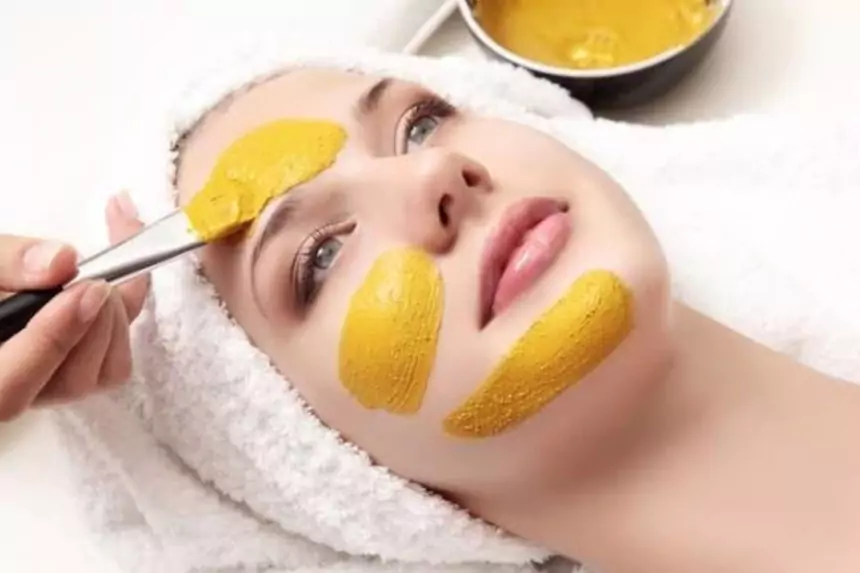 Applying gram flour will make your face clean