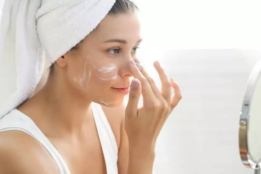 Apply raw milk on face