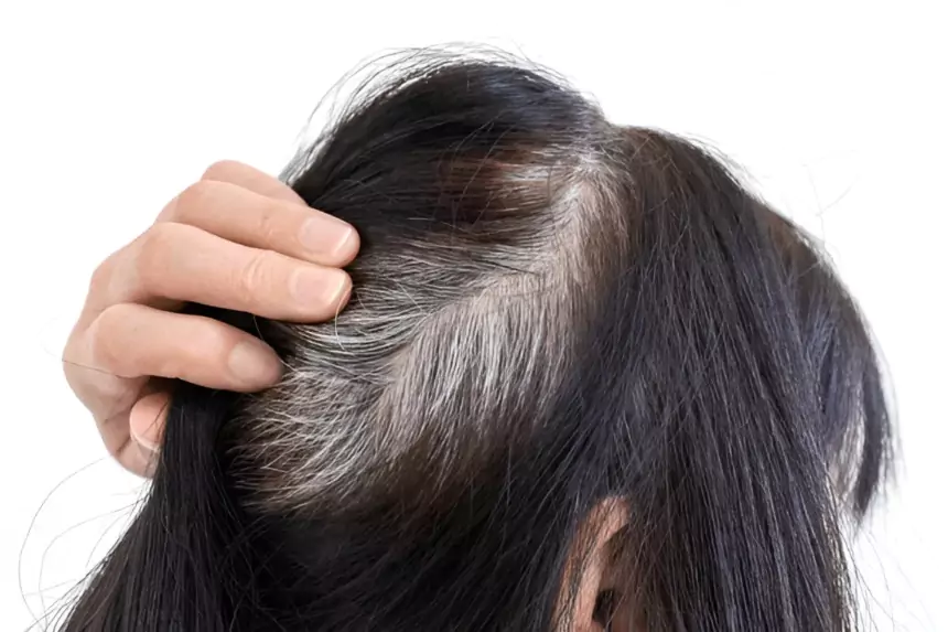 how to make white hair black