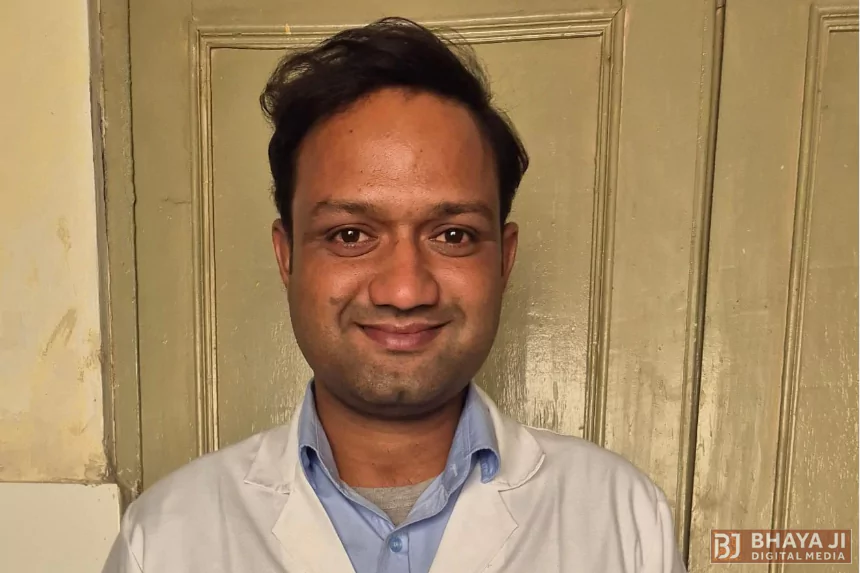 Sandeep Singh became the district coordinator of serving nurses in Rajasthan
